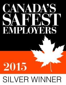 2015 Silver Winner Canada's Safest Employers