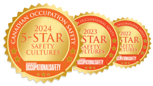 Canadian Occupation Safety Awards – Winner 3 years in a row